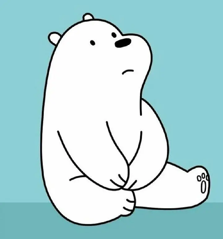 Tạo ấn tượng tốt với avatar gấu trắng hoạt hình cute
