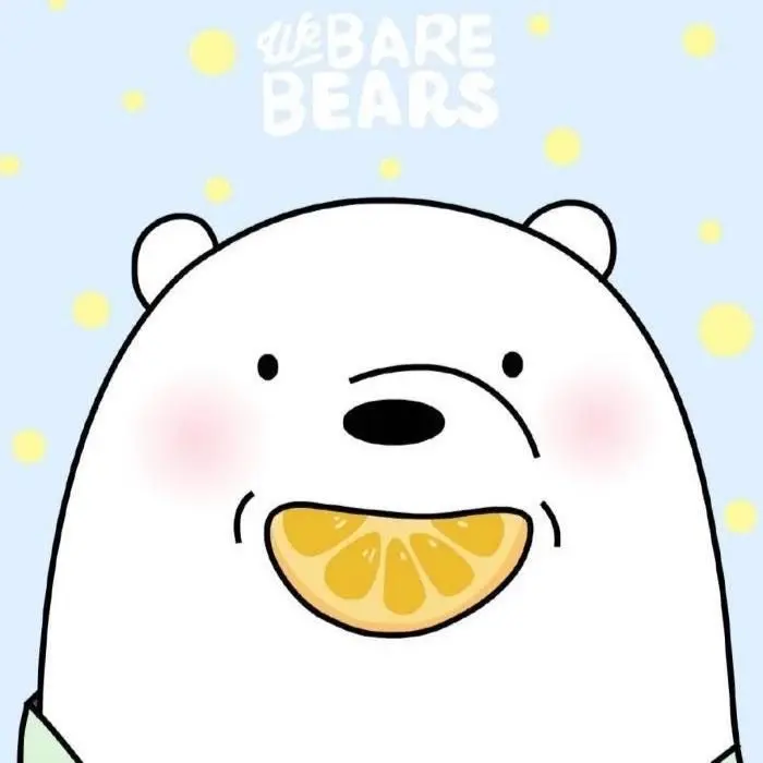 Tìm kiếm avatar hoạt hình cute? Gấu trắng là lựa chọn hoàn hảo