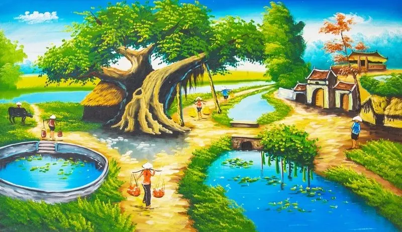 Phong cảnh làng quê Việt Nam vào mùa đông, giản dị mà đẹp lạ. Phong cảnh làng quê Việt Nam vào mùa đông, giản dị mà đẹp lạ.