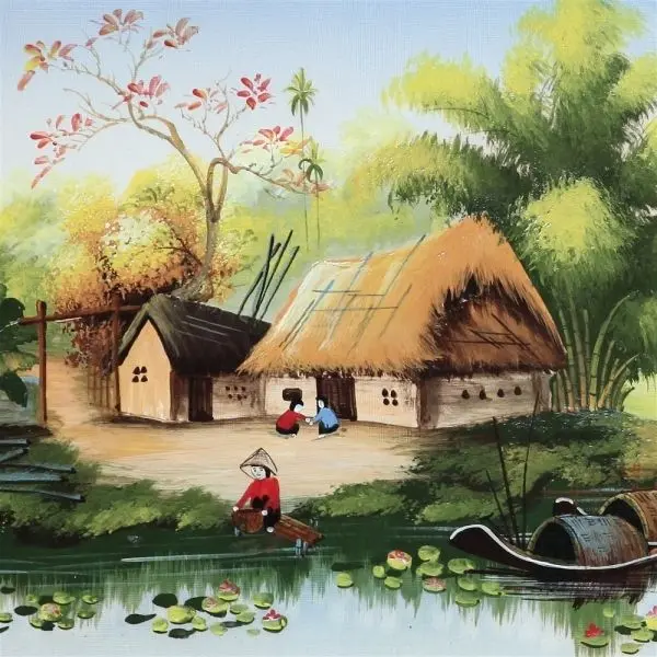 Làng quê Việt Nam với tiếng chim hót líu lo, không gian tươi mát. Làng quê Việt Nam với tiếng chim hót líu lo, không gian tươi mát.
