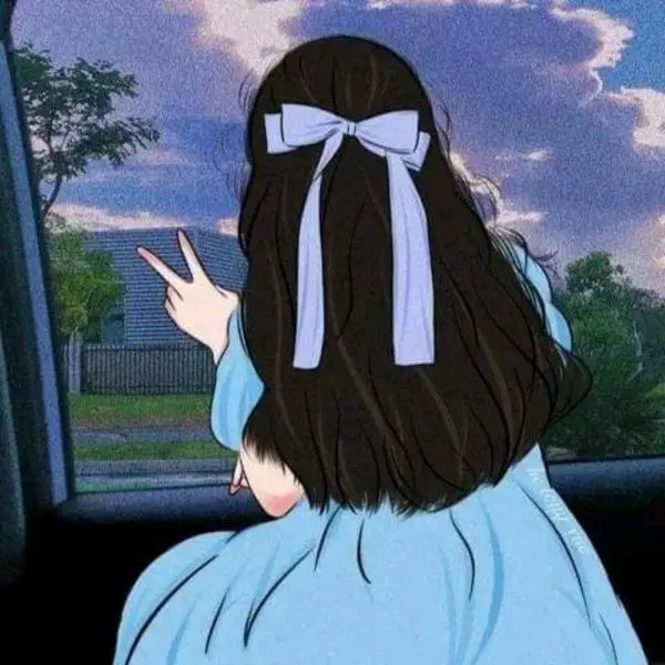 Avatar cô gái quay lưng anime, sự hòa quyện giữa nghệ thuật và cảm xúc