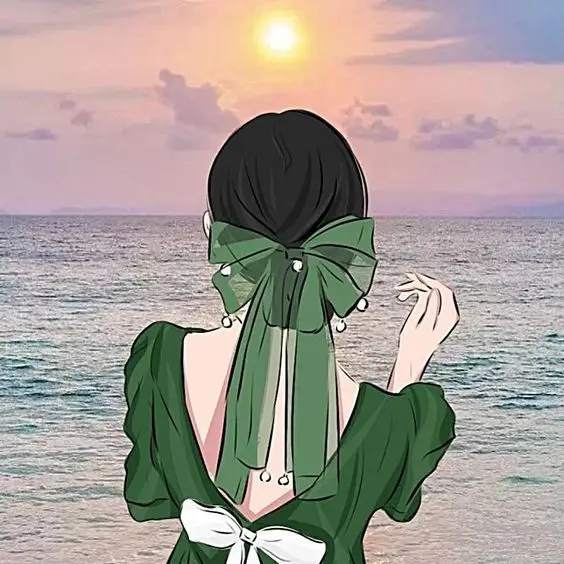 Làm mới hình ảnh cá nhân với avatar cô gái quay lưng anime ngầu lòi