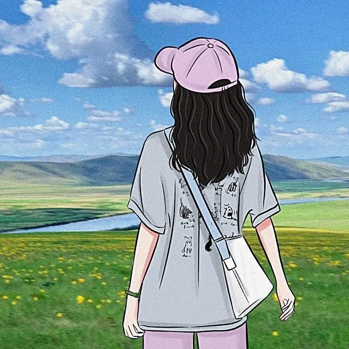 Làm sáng bừng ngày mới với avatar cô gái quay lưng anime siêu ngầu