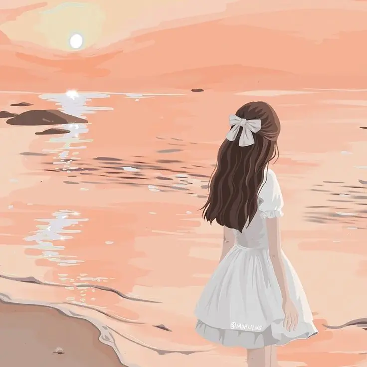 Thể hiện cá tính riêng qua avatar cô gái quay lưng anime cực chất