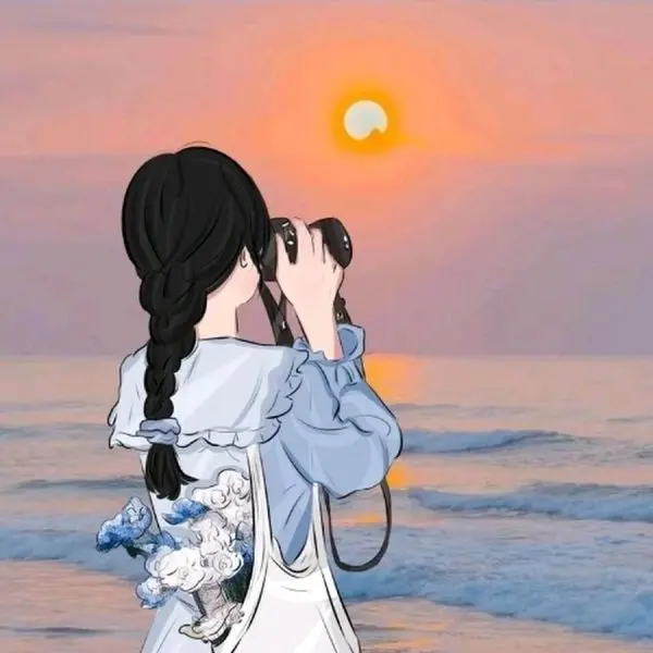 Gây ấn tượng mạnh với avatar cô gái quay lưng anime cực kỳ đẹp mắt