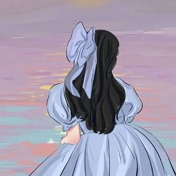 Avatar cô gái quay lưng anime, sự lựa chọn hoàn hảo của tín đồ anime