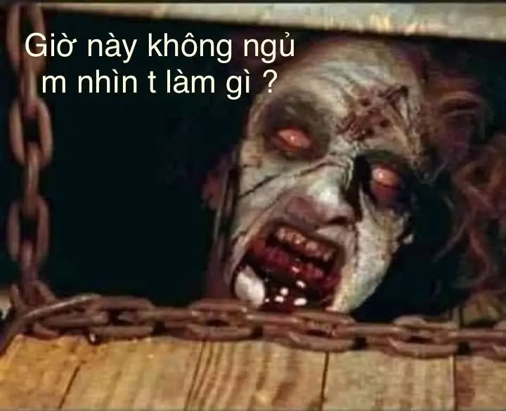 Meme ngủ ngon kinh dị với những biểu cảm đáng sợ