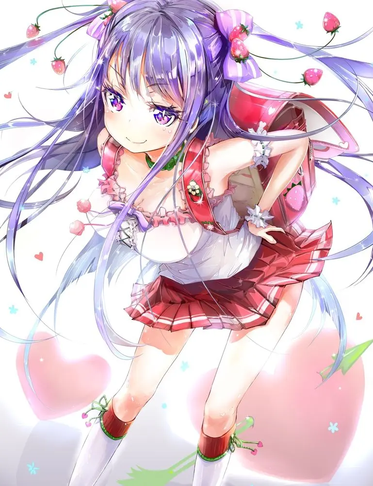 Hình nền anime cho điện thoại nhân vật nữ với đôi mắt sáng long lanh