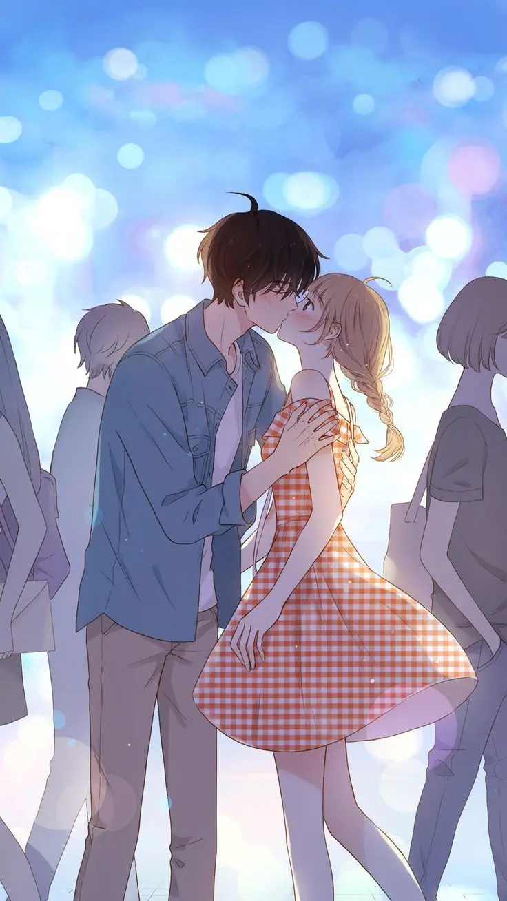 Hình nền anime cho điện thoại nhân vật nữ với phong cách quyến rũ