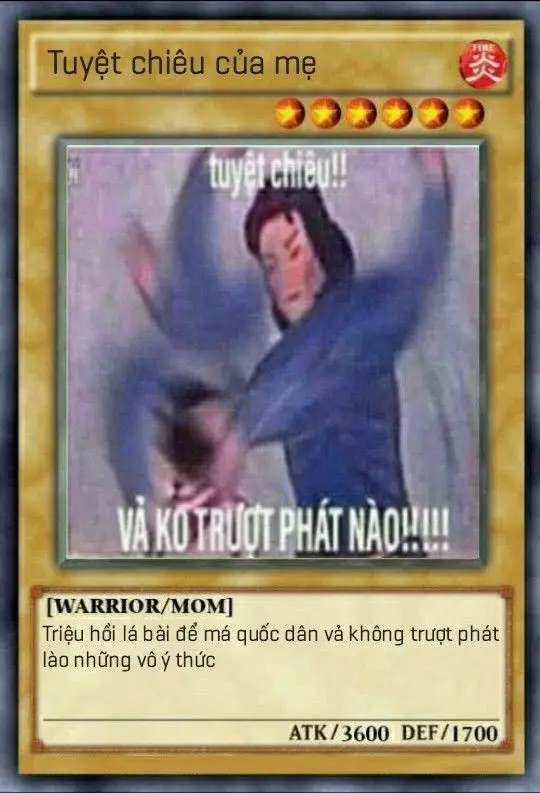 Bài meme tuyệt chiêu của mẹ