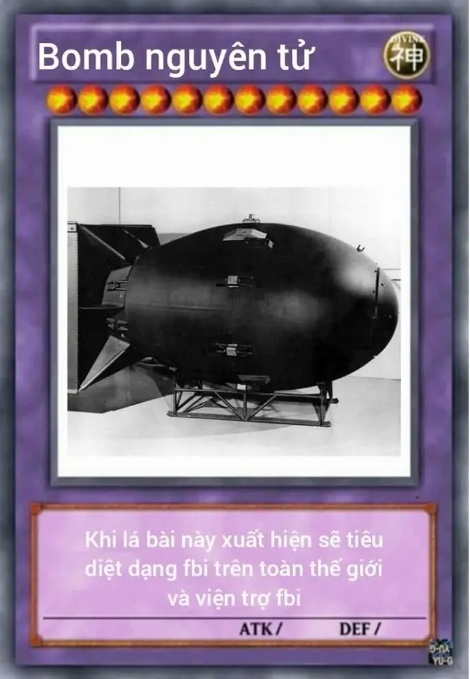 Bài meme bomb nguyên tử