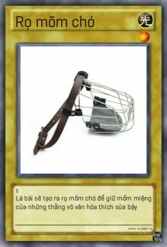 Bài meme rọ mõm chó