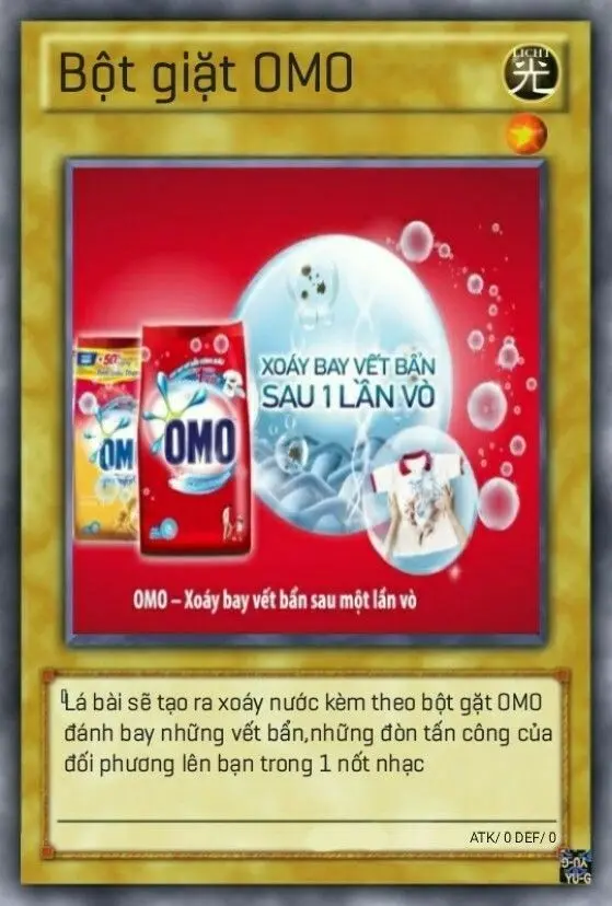 Bài meme bột giặt omo
