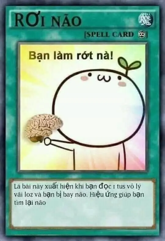 Bài meme rơi não