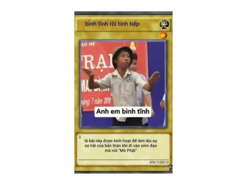 Bài meme anh em bình tĩnh