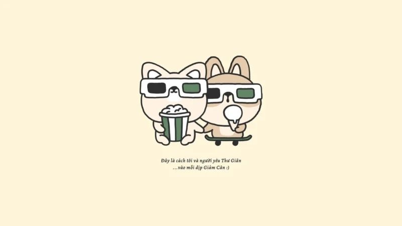 Hình nền cute meme với chú mèo mặt ngầu