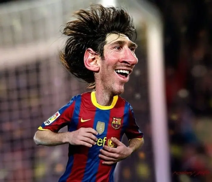 Messi meme với biểu cảm hài hước