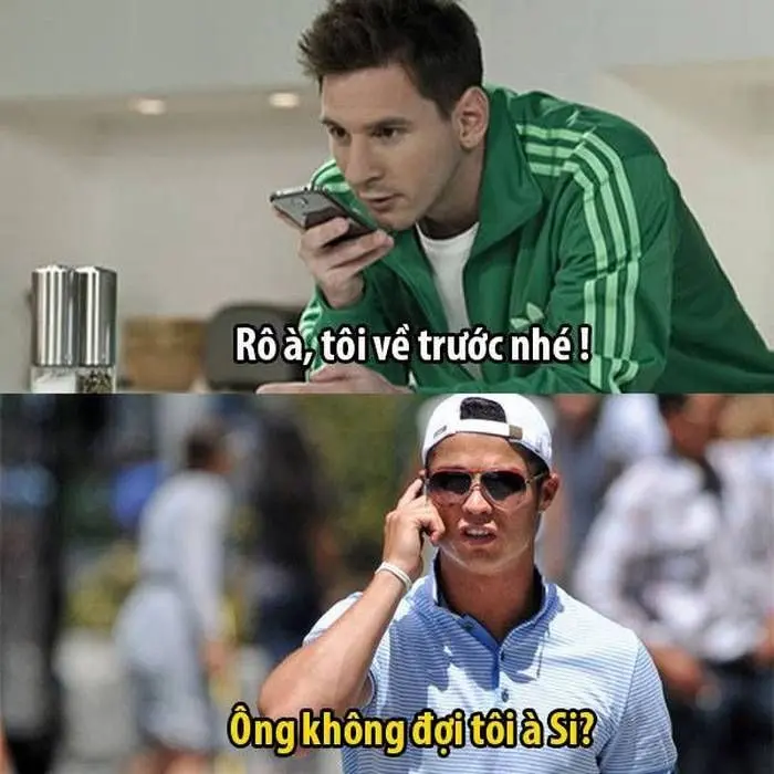 Messi meme vs Ronaldo