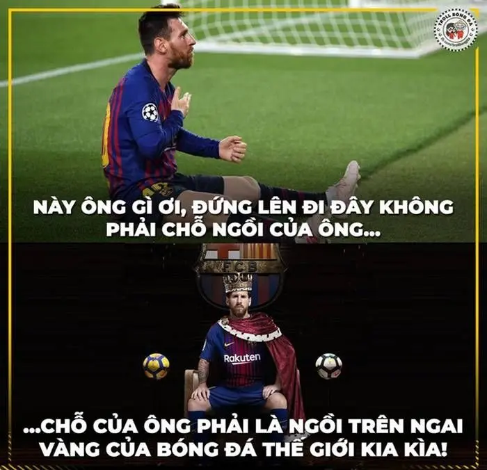 Messi meme cho khoảnh khắc khó quên