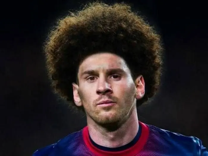 Messi meme tóc xù hài hước và thú vị