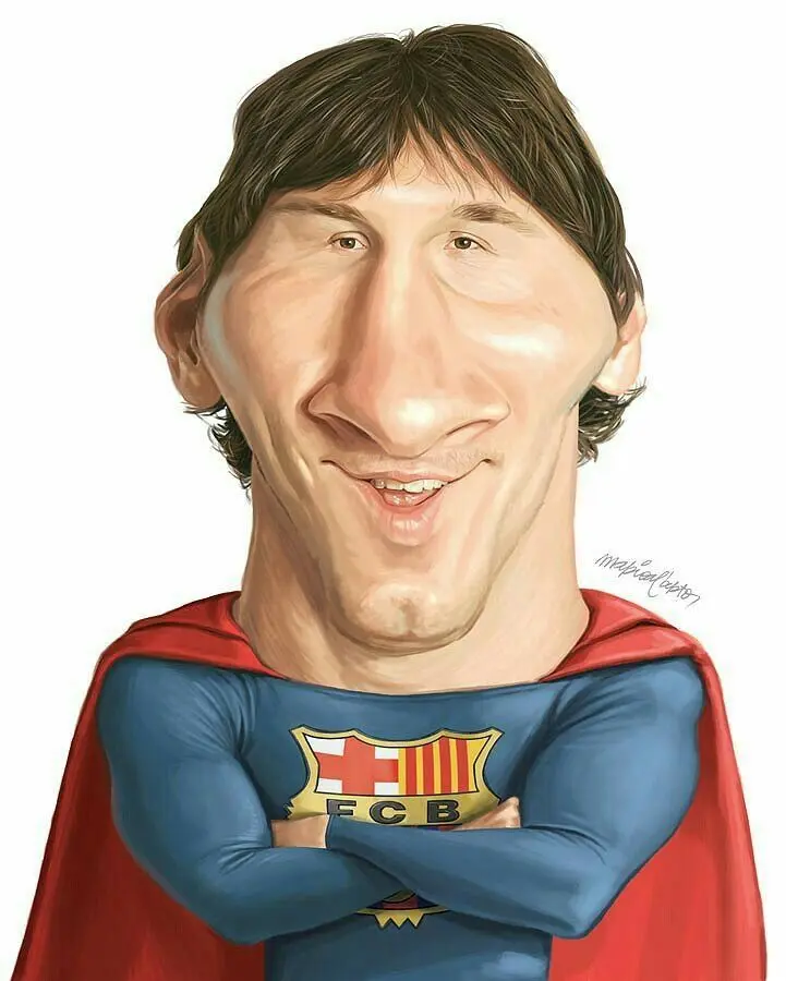 Messi meme hóa trang super man hài hước