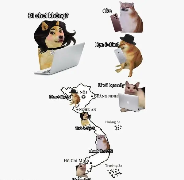 Shiba meme ngộ nghĩnh khiến mạng xã hội thích thú