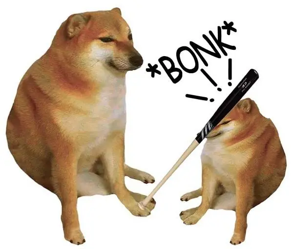 Shiba meme bonk hài hước