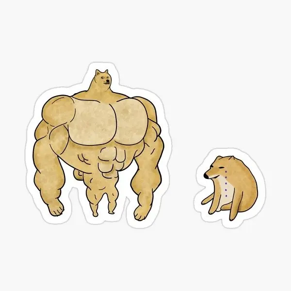 Sticker shiba meme hài hước