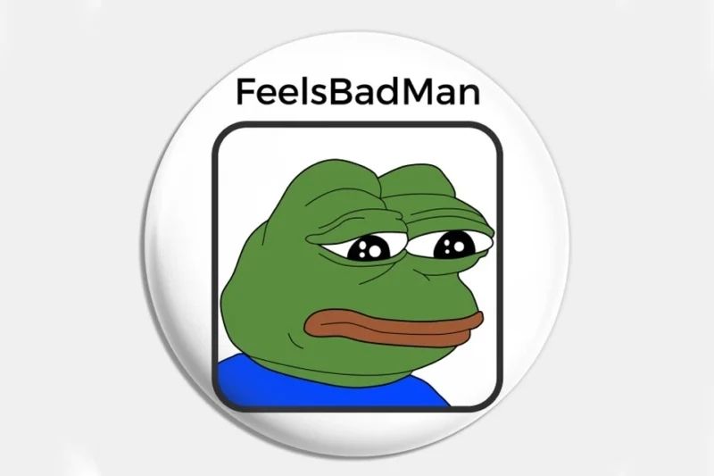 Ếch meme với biểu cảm ngộ nghĩnh
