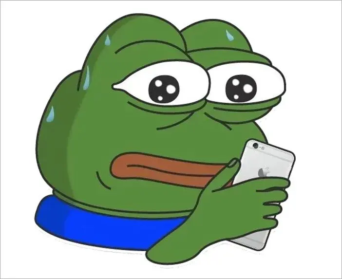Ếch meme lo sợ hài hước và thú vị