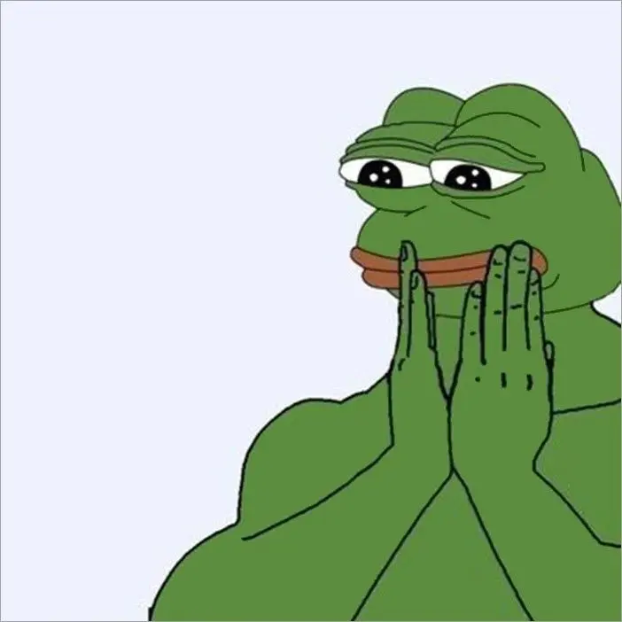 Ếch meme ngạc nhiên hài hước và độc đáo