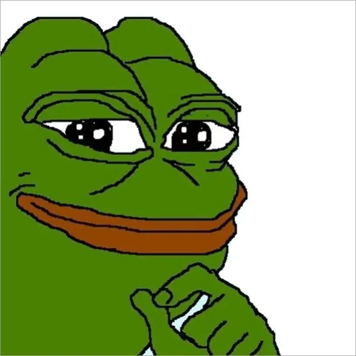 Ếch meme với nụ cười đặc trưng