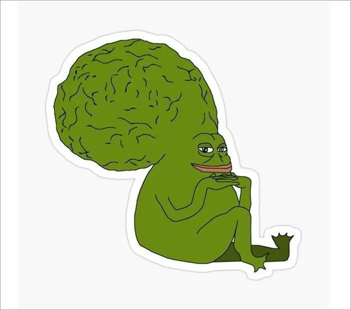 Ếch meme lãi to hài hước và độc đáo
