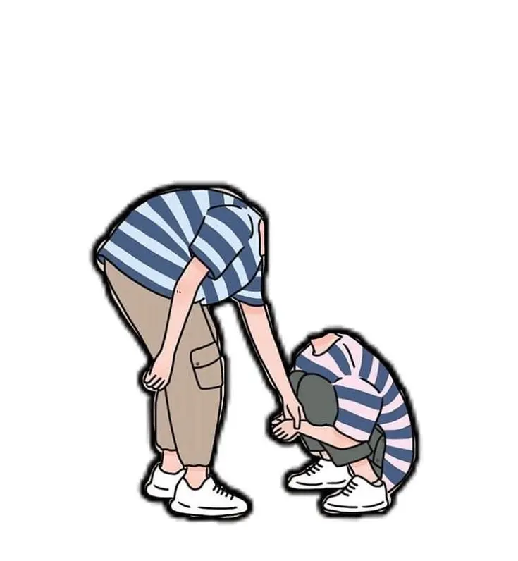 Mẫu ảnh chibi không đầu cho bé trai đứng cạnh cầu vồng Mẫu ảnh chibi không đầu cho bé trai đứng cạnh cầu vồng