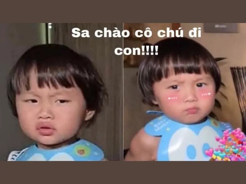 meme hài hước là sự kết hợp của tình huống bất ngờ và sự ngớ ngẩn