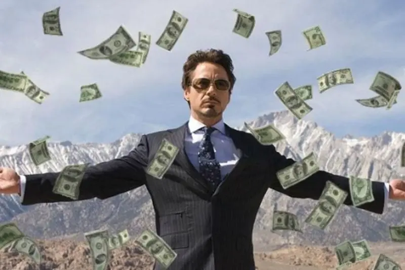 Meme tiền Tony Stark hài hước