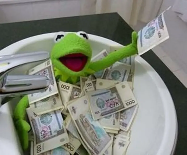 Meme tiền khích lệ tinh thần làm giàu
