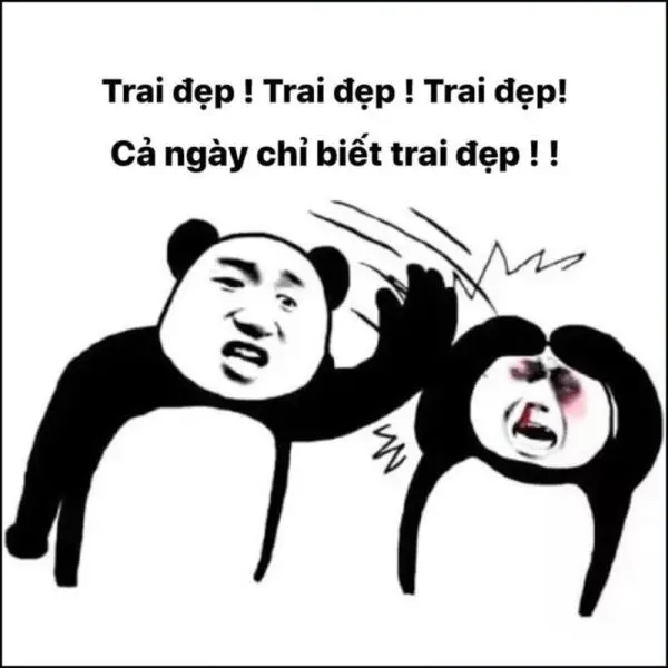 Gấu trúc meme mang lại niềm vui sảng khoái