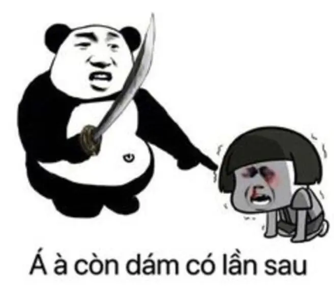 Meme gấu trúc hài hước được yêu thích