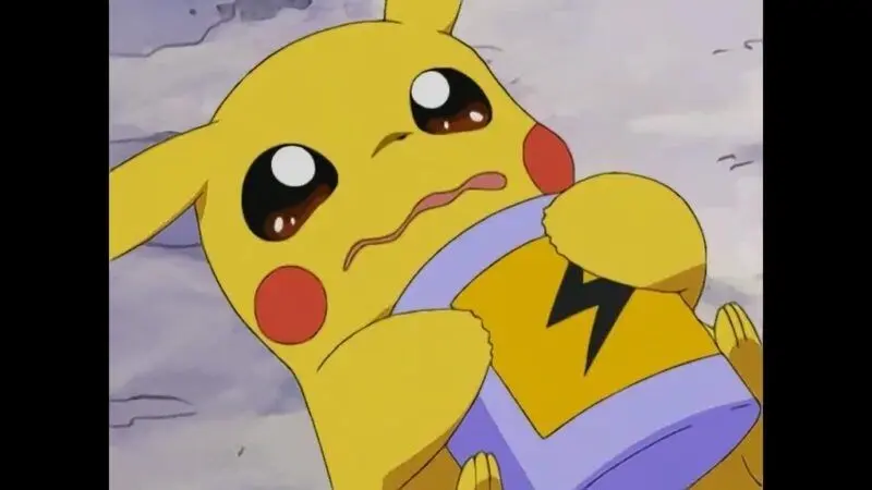 Pikachu meme buồn sắp khóc