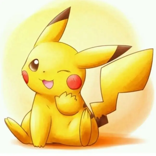 Pikachu meme nháy mắt siêu đáng yêu