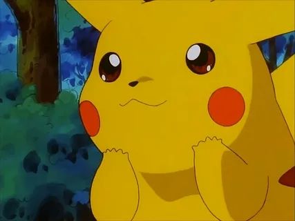 Pikachu meme với đôi mắt lấp lánh hài hước