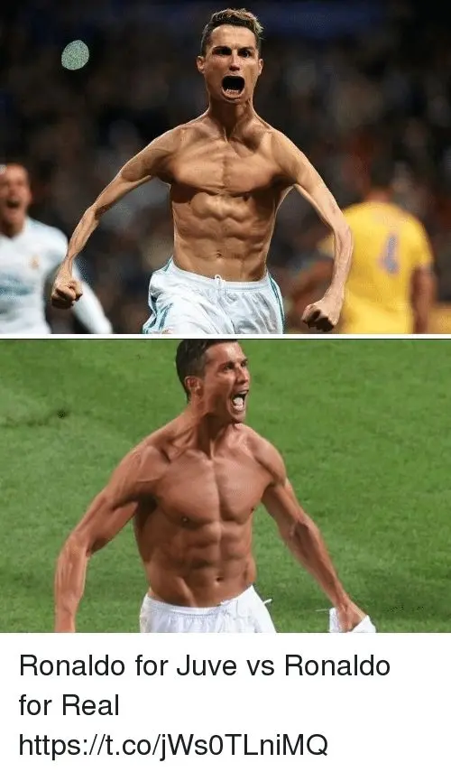 Meme Ronaldo với biểu cảm khó đỡ
