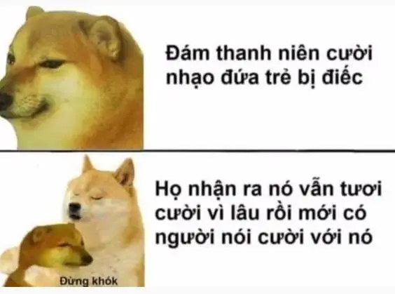 Meme nhân văn gợi nhắc về lòng nhân hậu