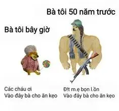 Meme nhân văn về bà tôi
