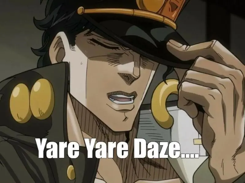 Jojo meme với các tình huống khó đỡ Jojo meme với các tình huống khó đỡ