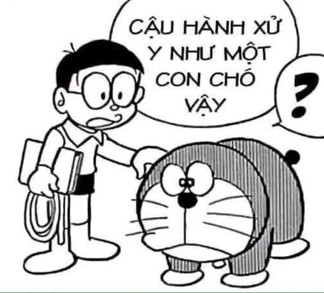 Meme face doraemon khiến ai cũng bật cười