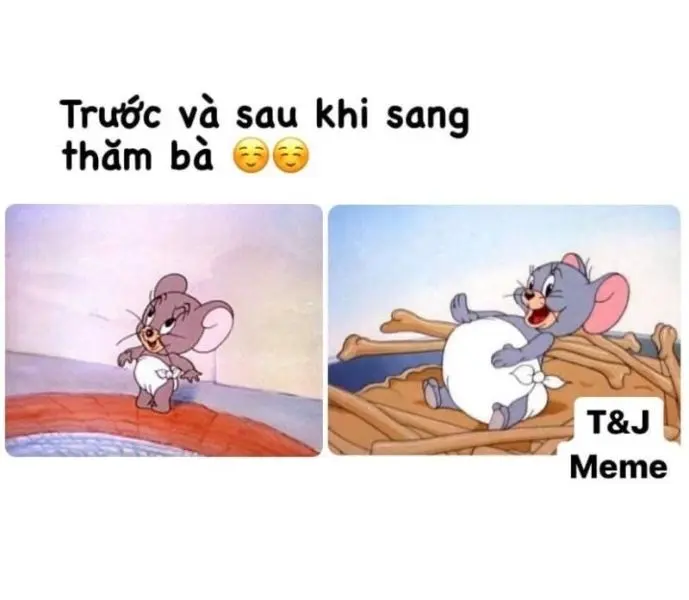 Meme face tom và jerry cho mạng xã hội