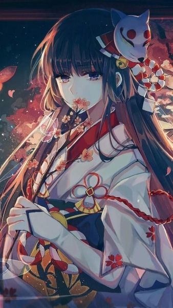 Hình nền anime nữ dễ thương cho điện thoại