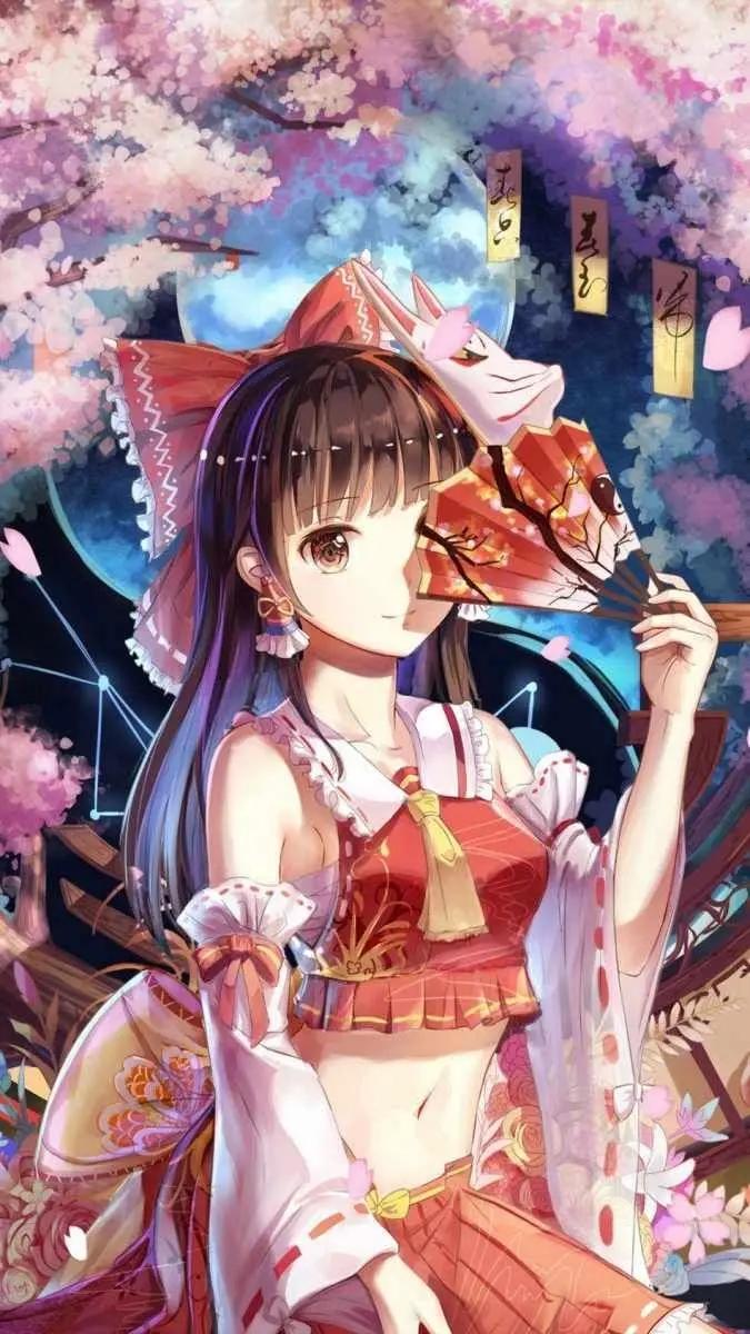 Bộ hình nền anime nữ xinh đẹp cho smartphone